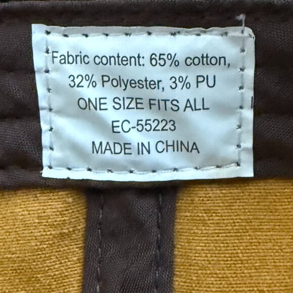 Elijah Craig Greyish Brown Embroidered Old Fashioned Cocktail Logo Baseball Cap - Picture 4 of 4